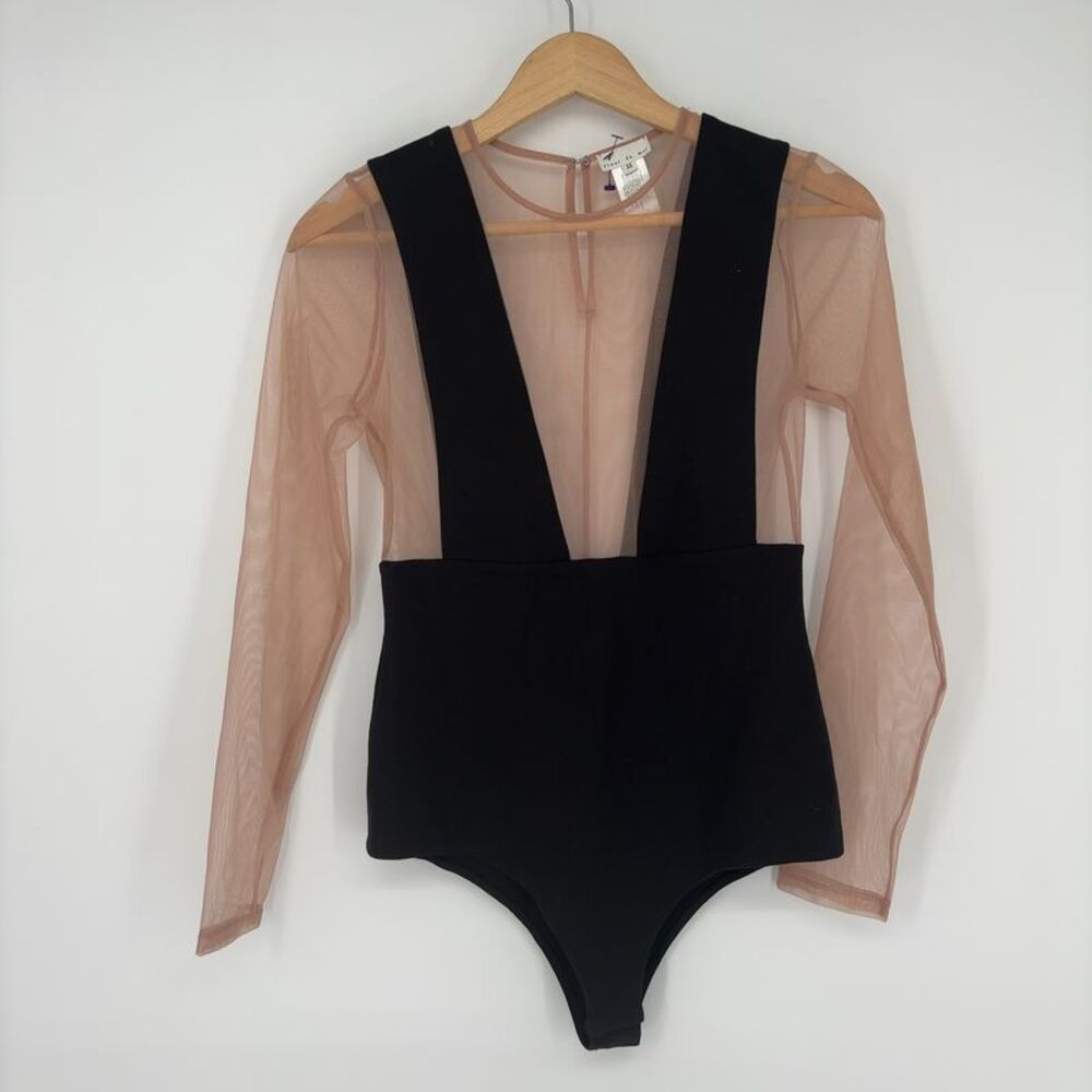 Fleur du Mal Bodysuit Nude Long Sleeve